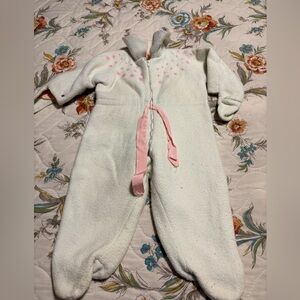 Vintage handmade infant snowsuit